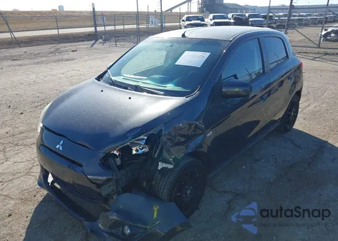 2014 Mitsubishi Mirage Es z USA, uszkodzony, nr VIN ML32A4HJ5EH025806